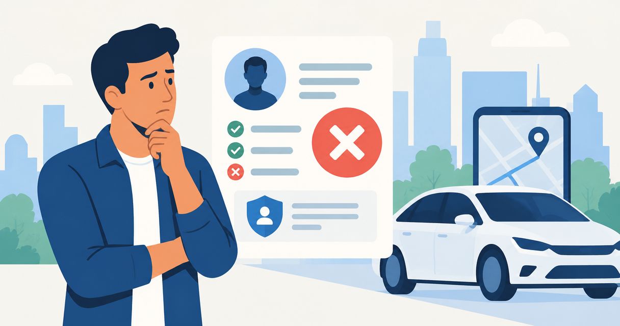 Can a rideshare platform reject a driver after a background check?