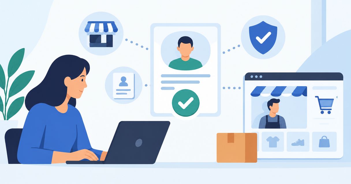 How does seller verification work on e-commerce marketplaces?