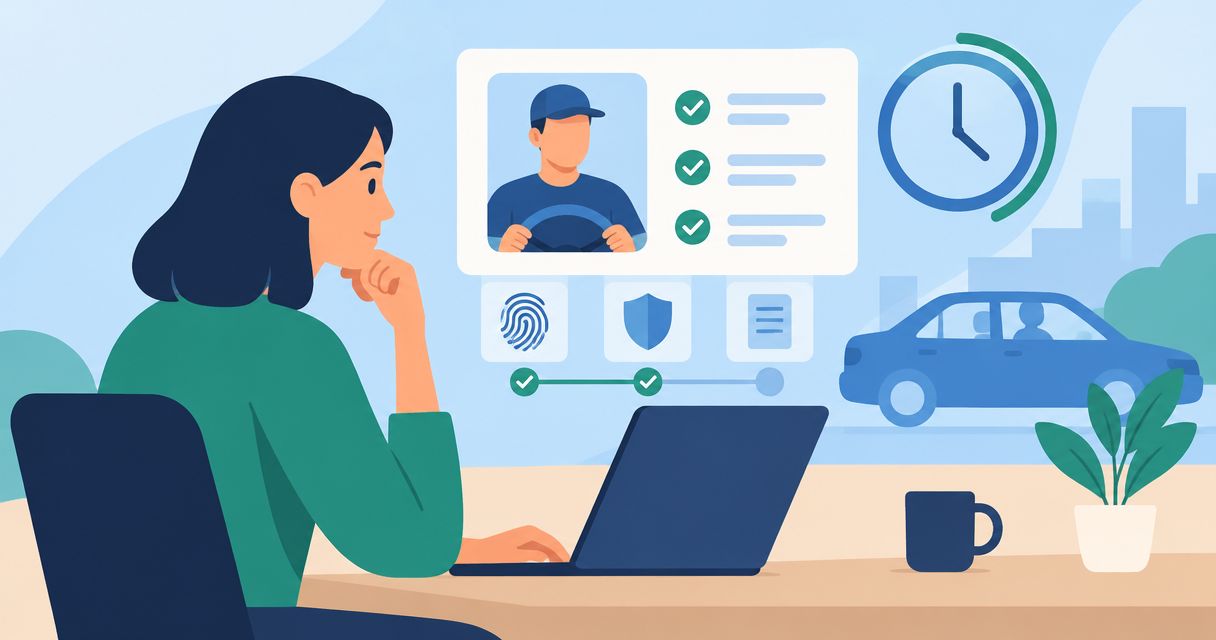 How long does a mobility platform driver background check take?
