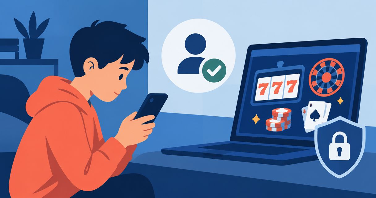 Can minors bypass age verification on gambling sites?