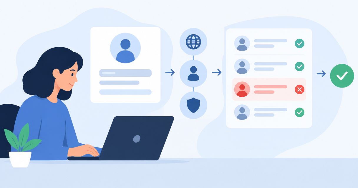 Automatically run sanctions screening when a new user signs up